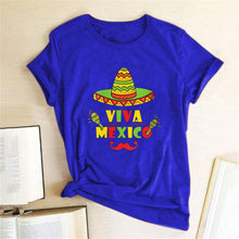 Cargar imagen en el visor de la galería, Camiseta mexicana Independence Day camiseta de mujer
