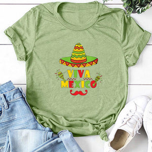 Camiseta mexicana Independence Day camiseta de mujer