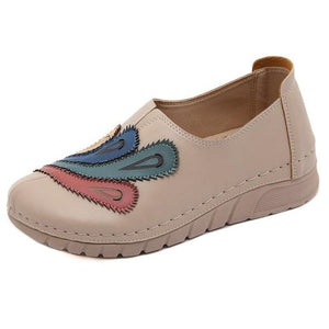 New Retro Women's Slip-on Comfortable Thick Sole Lazy Shoes