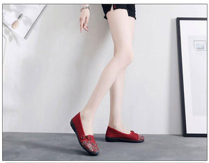 Zapatos de tela  Fondo suave antideslizante para mujer