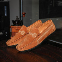 Cargar imagen en el visor de la galería, Zapatos Doudou Zapatos De Cuero Casuales De Un Pie Perezosos Zapatos De Hombre Británicos
