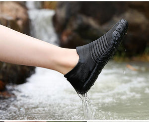 Zapatos planos antideslizantes transpirables para mujer