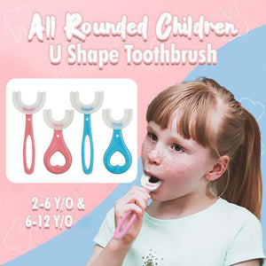 Cepillo de dientes en forma de U para niños de 360 °