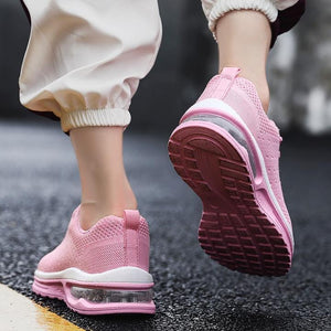 Zapatillas de tenis de plataforma de cojín de aire transpirable populares para hombre y mujer