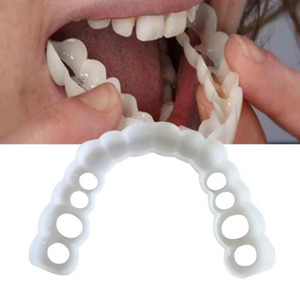 Sonrisa diente artificial (Dientes superiores + Dientes inferiores)