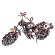 Cargar imagen en el visor de la galería, Adornos de Modelo de Motocicleta de Hierro Forjado Hechos a Mano Retro
