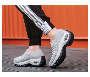 Mujer Zapatos cómodos para caminar con malla transpirable y sin cordones