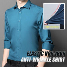 Cargar imagen en el visor de la galería, ✨Men&#39;s Must （Buy Two Free Shipping） Stretch Non-iron Anti-arrugas Shirt
