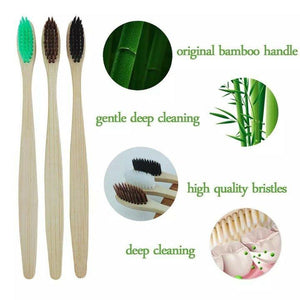 Cepillos De Dientes Eco Soft Bamboo （10pcs）