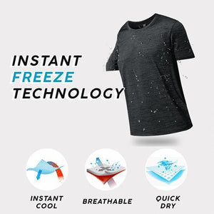 Ice Seda Anti-Dirty impermeable rápido seco camiseta