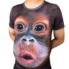 Cargar imagen en el visor de la galería, 3D dibujo gracioso Gorilla Camiseta
