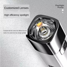 Cargar imagen en el visor de la galería, Linterna USB recargable fuente de alimentación móvil multifunción luz súper brillante al aire libre mini linterna
