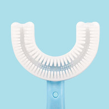 Cargar imagen en el visor de la galería, Cepillo de dientes en forma de U para niños de 360 °
