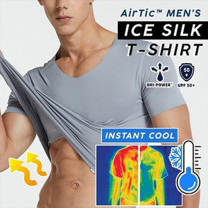 Ice Seda Anti-Dirty impermeable rápido seco camiseta