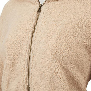 Otoño e invierno cordero lana cremallera chaqueta cálida