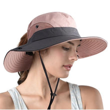 Cargar imagen en el visor de la galería, Sombrero solar plegable de protección UV
