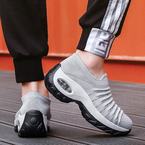 Mujer Zapatos cómodos para caminar con malla transpirable y sin cordones