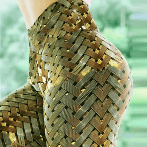 Leggings Estampados Con Neumáticos De Metal 3D