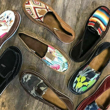 Cargar imagen en el visor de la galería, Zapatos Deportivos De Lona Con Bloques De Color Arcoíris Para Mujer
