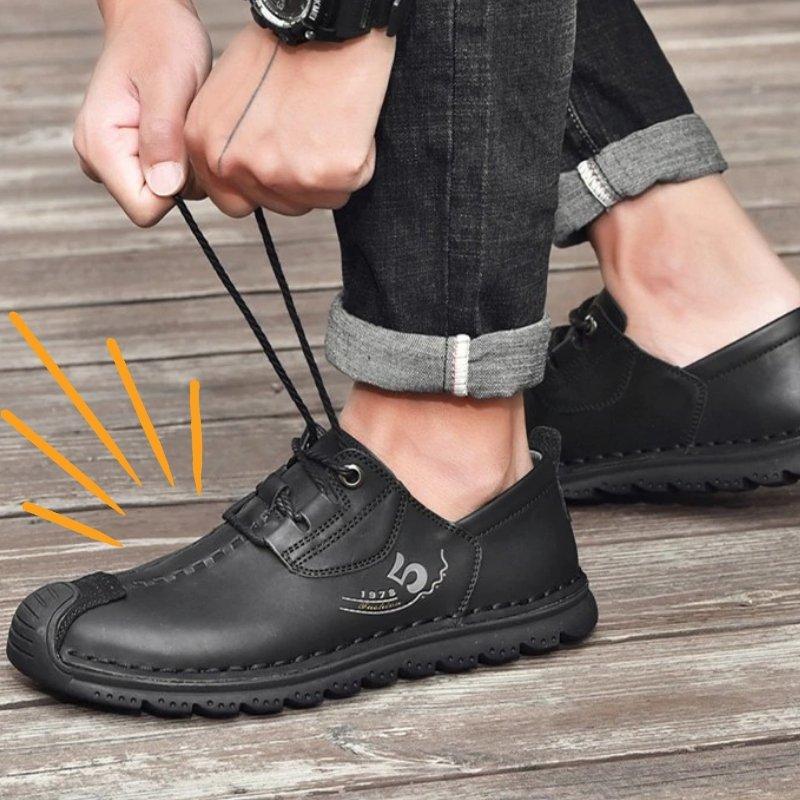 Zapatos sin cordones casuales para hombres para caminar para juanetes