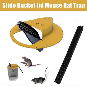 Restablecimiento Automático Flip N Slide Bucket Tapa Ratón / Trampa Para Ratas