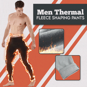 Pantalones Moldeadores De Forro Polar Térmico Para Hombre